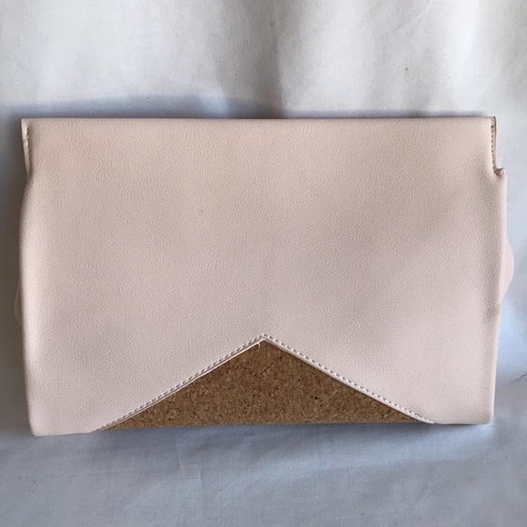 Pixie Mood NWT blush pink and cork vegan bag - Picture 9 of 11